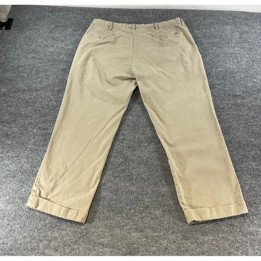 Polo Ralph Lauren Pants 38x30 Classic Fit Khaki Tan 100% Cotton Mens Chino Casua